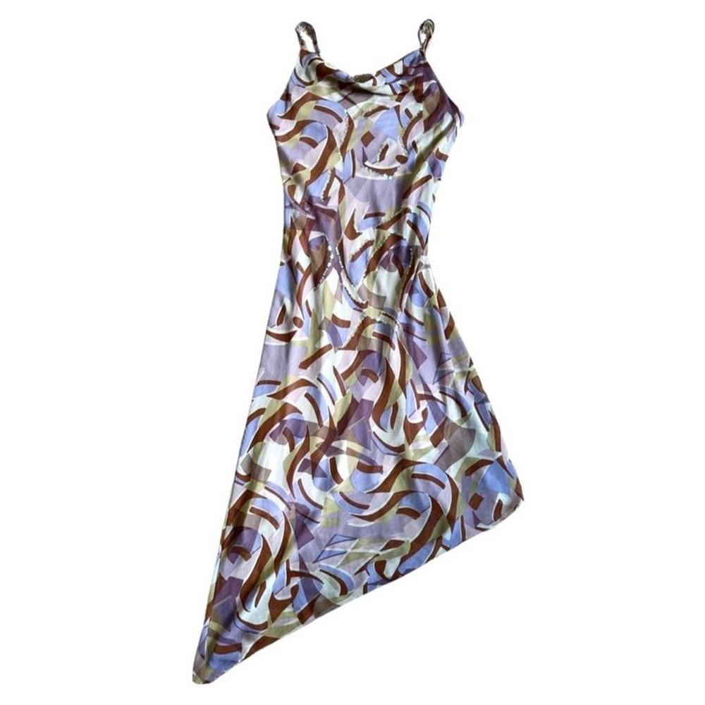 90s Abstract Mlle Gabrielle MIDI Dress